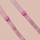 Set of Metallic interchangeable her-rah Straps in Princess Pink..