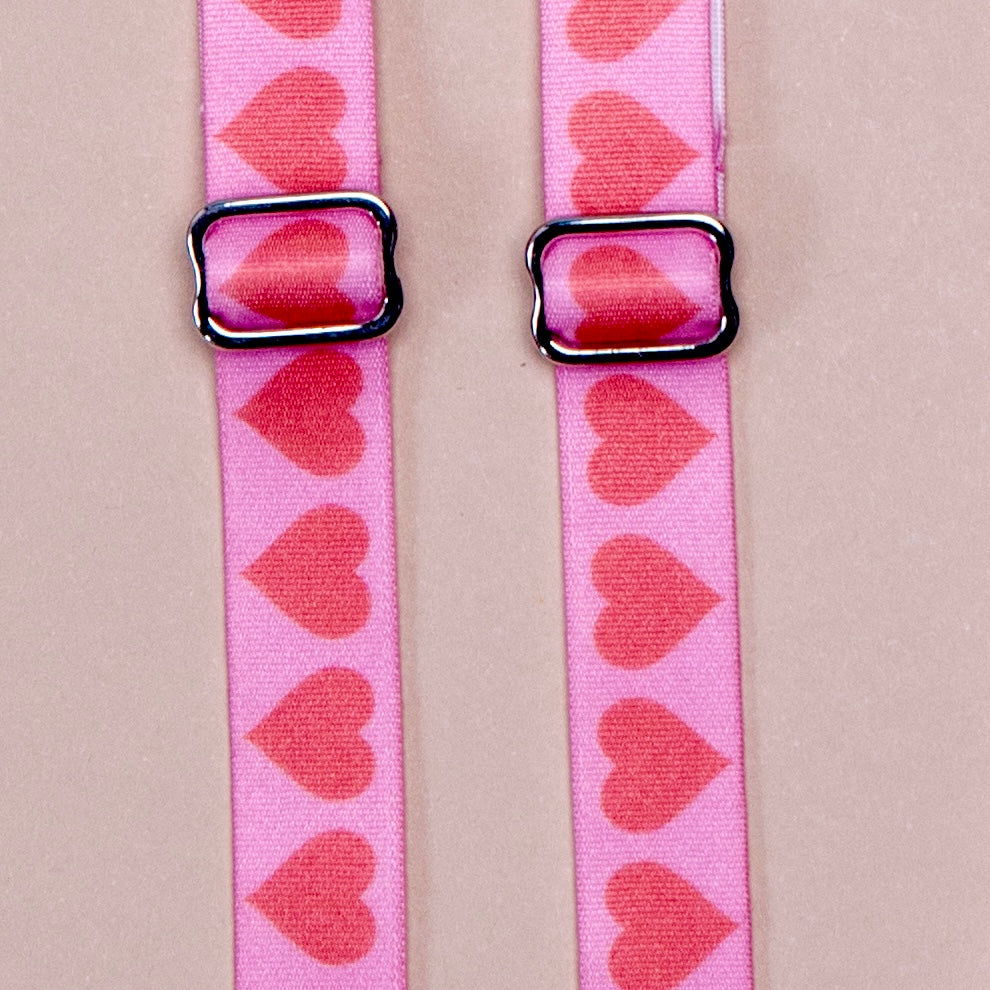 black pink strap